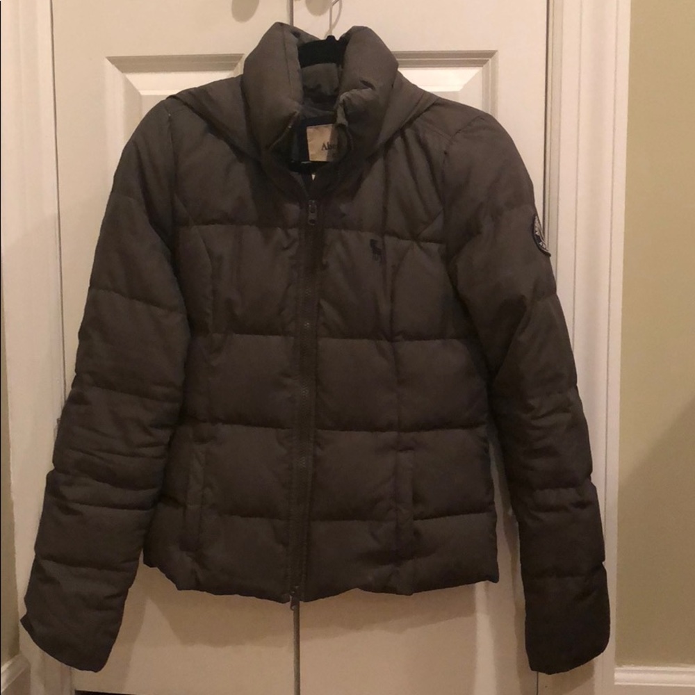 Down Feather Winter Coat- A&F